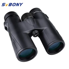 SVBONY caza prismáticos 8X42/10X42 X/8X32 BAK4 prisma SV47 HD Zoom telescopio visión Nocturna Binocular impermeable de alta potencia para acampar, caminar, cazar, disparar, turismo, ver el juego deportivo y conciertos.