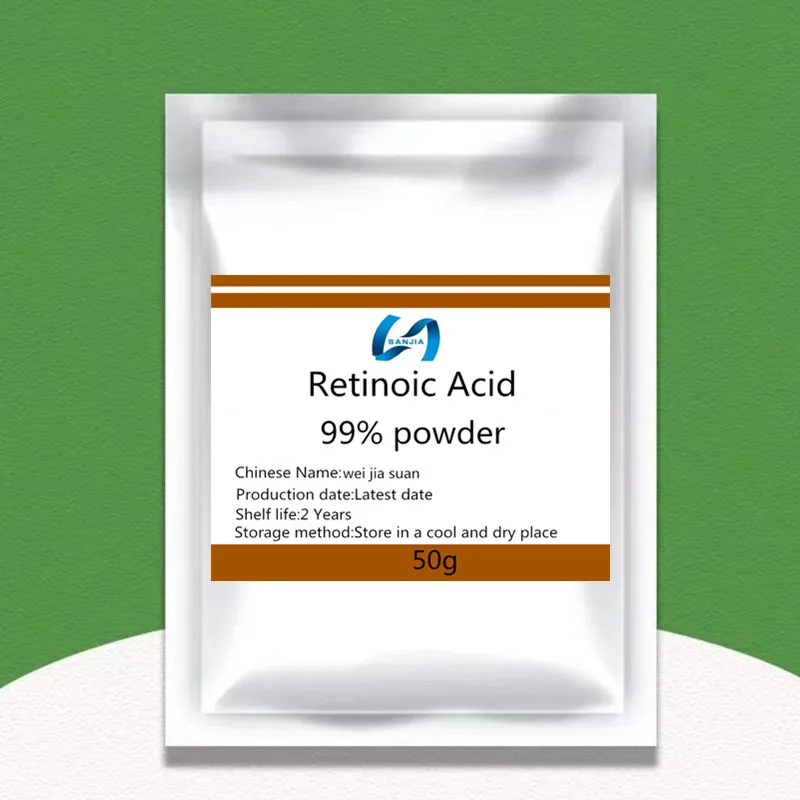 

Hot sale 99% Retinoic acid powder facial shimmer, brighten skin tone, treat acne and reduce wrinkles