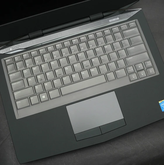 Защитный чехол для клавиатуры ноутбука из ТПУ Dell Alienware 14 M14x R3 14" | Компьютеры и