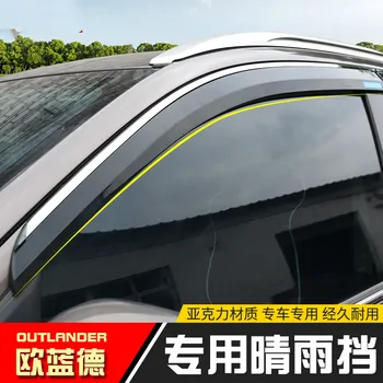 

High Quality Abs Car Window Rain Shield Shelters Cover Abs Sun Window Visor For For Mitsubishi Outlander 2013-2019 Car Styling