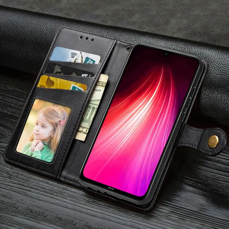 Чехол для телефона s для Xiaomi Redmi Note 8 T, чехол-книжка, роскошный кожаный чехол-кошелек с магнитной подставкой, чехол для телефона для Redmi Note 8 T, чехол