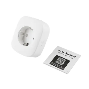 

Portable Wi-Fi Smart Plug Mini Socket APP Remote Control EU Plug Power Socket Durable Travel Outlet Plug And Play