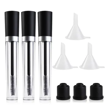 

FRCOLOR 3pcs 7.5ml Empty Mascara Tube with 3pcs Eyelash Wand Eyelash Cream Container Bottle & Rubber Inserts & Funnels for Casto