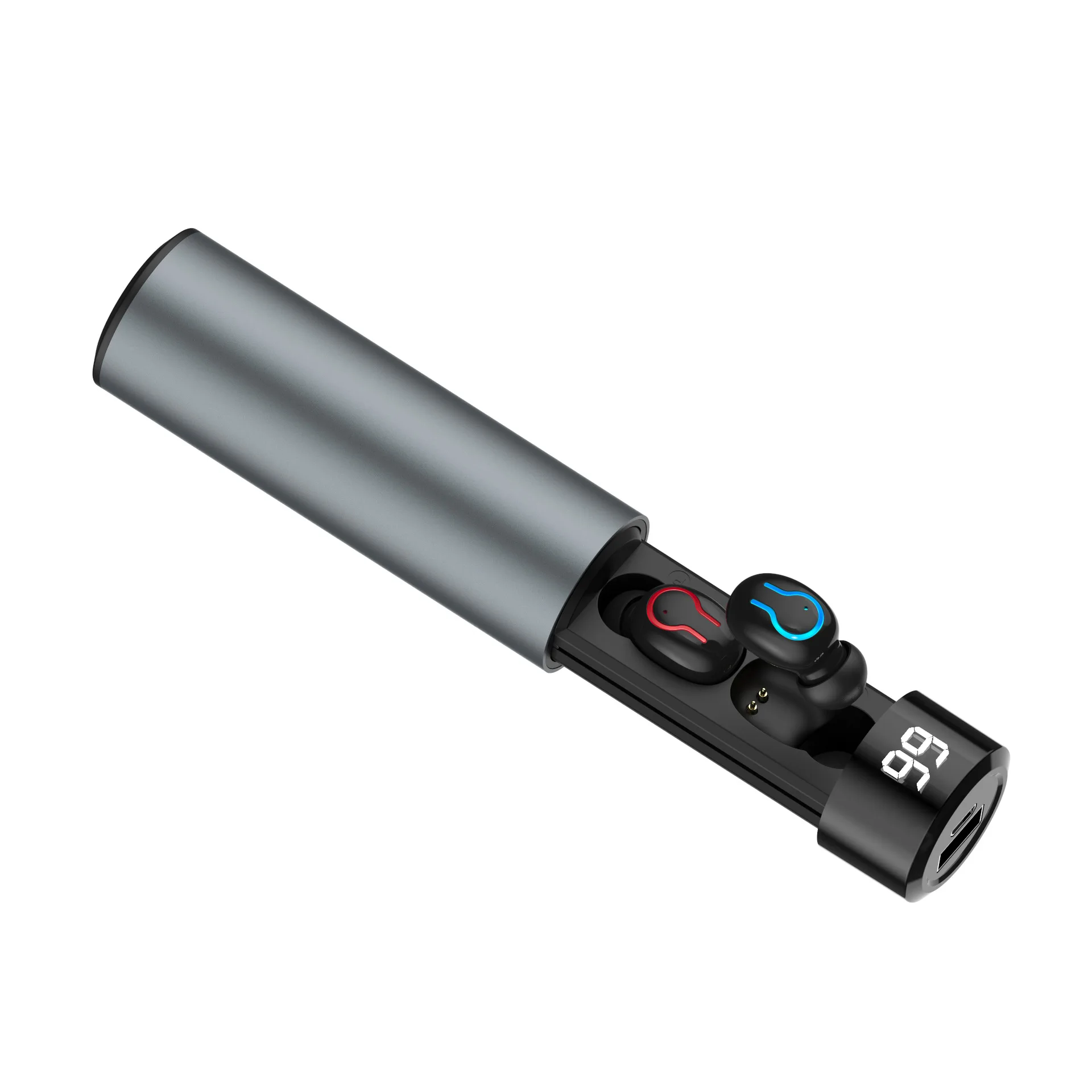 Q67 TWS беспроводной наушник личный модуль с цифровым дисплеем Выдвижная bluetooth-гарнитура 5,0 Автоматическое Сопряжение с мобильным питанием Q32