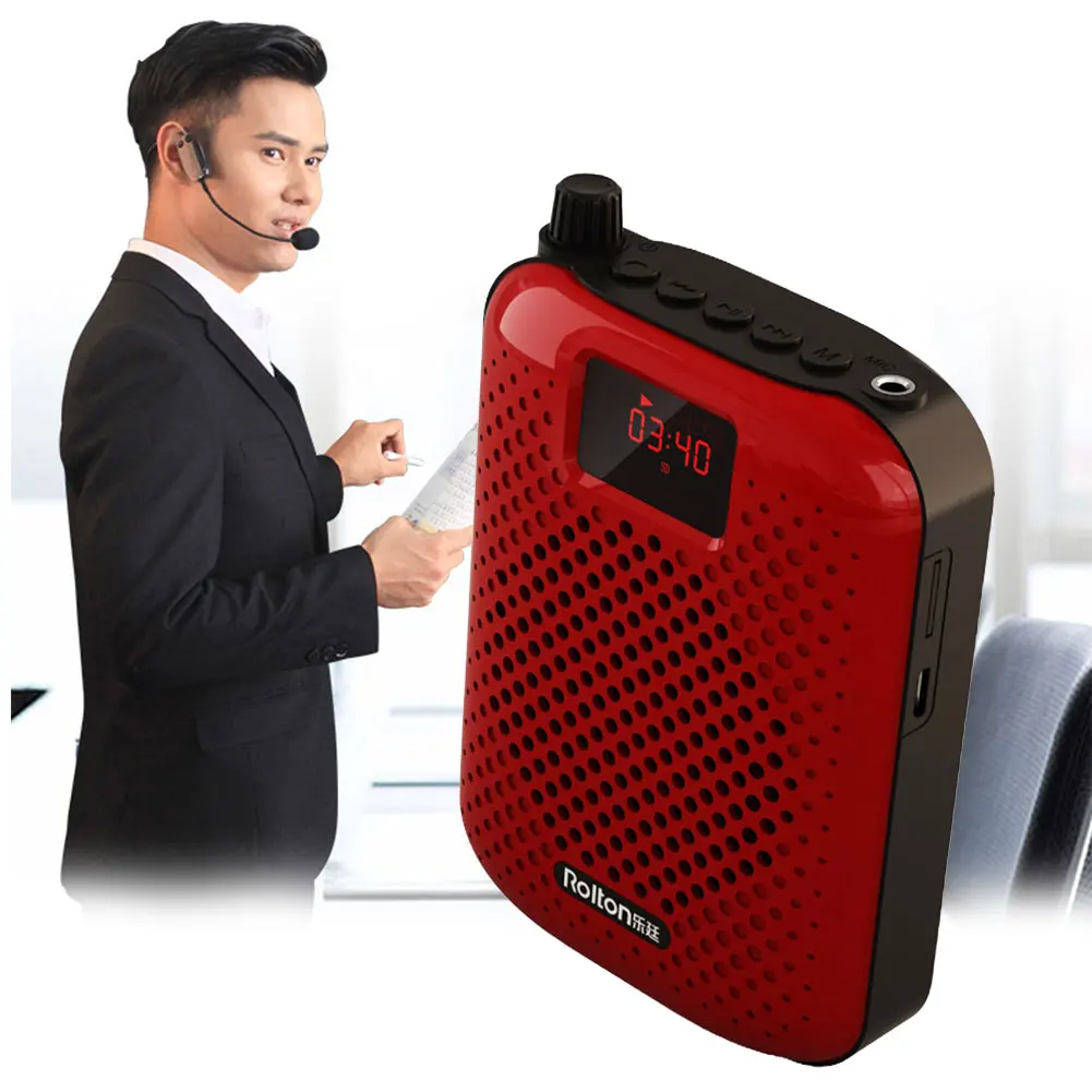 

K500 Bluetooth Loudspeaker Microphone Voice Amplifier Booster Megaphone Speaker For Teaching Tour Guide Sales