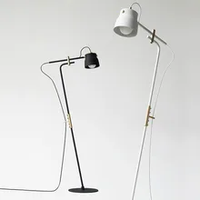 Лофт промышленный ветер лампа Американский Ретро Личность Творческая Спальня Гостиная Кабинет Железный Телескопический шахтный молоток торшер