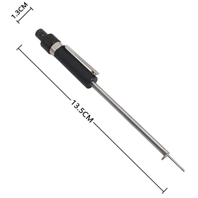 ACAMPTAR Brake Pad Detection Pen Scale Brake Pad Thickness Gauge for Brake Pad Test