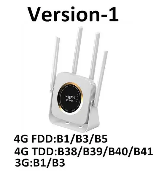 version-1White KuWFi 4G LTE маршрутизатор 300 Мбит/с высокоскоростной беспроводной CPE встроенный аккумулятор 3000 мАч Мобильная точка доступа Wi-Fi со слотом для sim-карты порт Lan - Цвет: version-1White