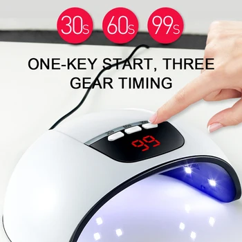

UV LED Nail Lamp UV Lamp For Curing UV Gel Polish Drying Lamp Smart Nail Dryer Treatment for Gel Varnish Manicure Nail Art