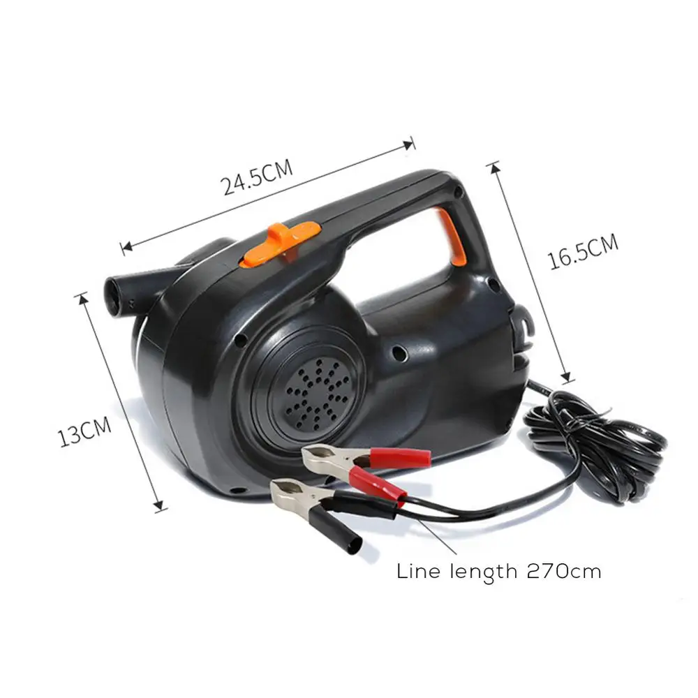 12V 100W надувной воздушный насос автомобильный Электрический для Каяка лодки