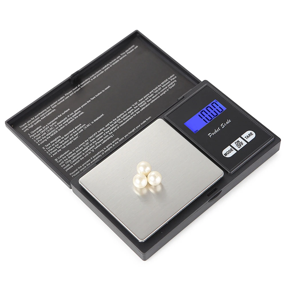 

Digital Pocket Scale Mini Scale Portable Travel Food Scale Jewelry Scale with Backlight LCD Display 500g/0.01g 1pcs