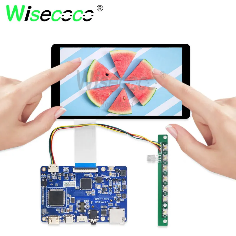 Для raspberry pi PS3 PS4 30 контактов дисплей 5,5 дюймов 1080p ips сенсорная панель с тип-c HDMI плата контроллера LS055T1SX01A - Цвет: full kit