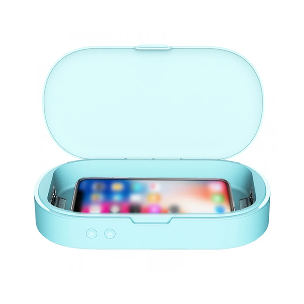 

Wireless Fast Charger Aromatherapy Cell Phone Sanitizer Box Portable Safe Multi-Function phone Disinfection UV Light Sterilizer