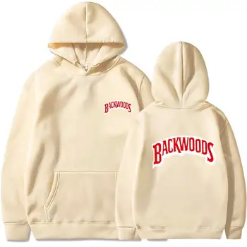 

2020 The screw thread cuff Hoodies Streetwear Backwoods Hoodie Sweatshirt Men Fashion autumn winter Hip Hop hoodie pullover