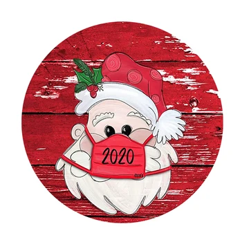 

5* Christmas Santa Claus Snowflake Wall Stickers Window Door Glass Sticker 21cm Home Shop Xmas Decoration PVC Merry Christmas