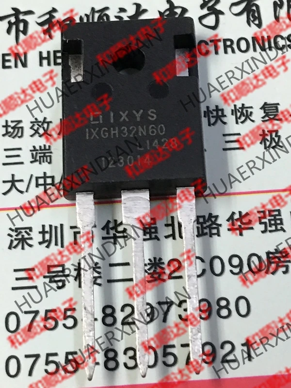 5 шт. новый оригинальный IXGH32N60 TO-247 IGBT 600V 32A |