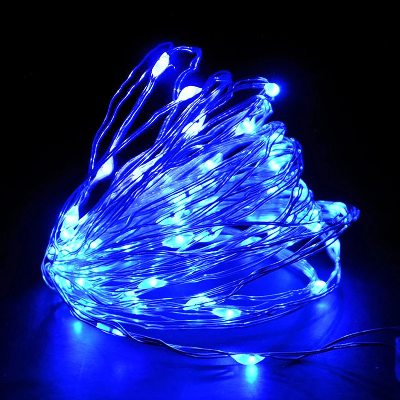 1-5M LED String Light Garland Ornament Christmas Decorations for Home Xams New Year Holiday Fairy Light Stripe Battery Operated 