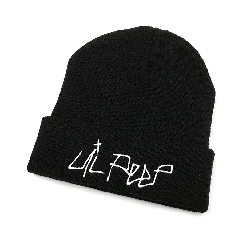 

2020 Lil Peep Beanie Embroidery Xxxtentacion Love Lil.peep Men Women Knit Cap Knitted Black Hat Skullies Unisex Ski Hip Hop Hat