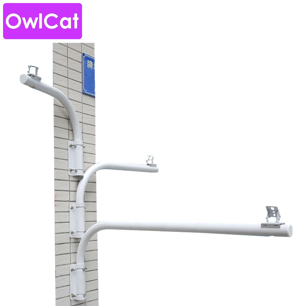 OwlCat L форма настенное крепление внешний настенный угловой кронштейн для наружного видеонаблюдения камера расширения водонепроницаемый длина 400 мм