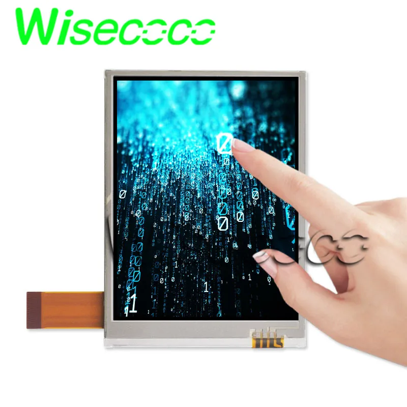 Wisecoco COM37H3M05DTC ЖК-экран+ 4 проводная резистивная сенсорная панель 3,5 дюймов 480x640 ручной и PDA экран жизнь ≥ 50 к часов