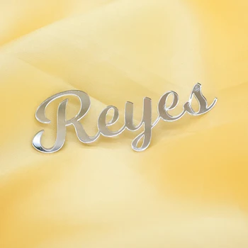 

60 pieces laser cut gold silver mirror acrylic custom guest name place cards for wedding decoration