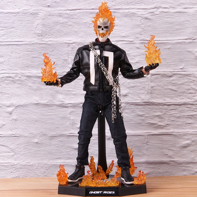 Горячие игрушки TMS 005 Marvel агенты Щ. И. Т. SHIELD Ghost Rider фигурка экшн 1/6 масштаб Коллекционная модель игрушки с светодиодный светильник