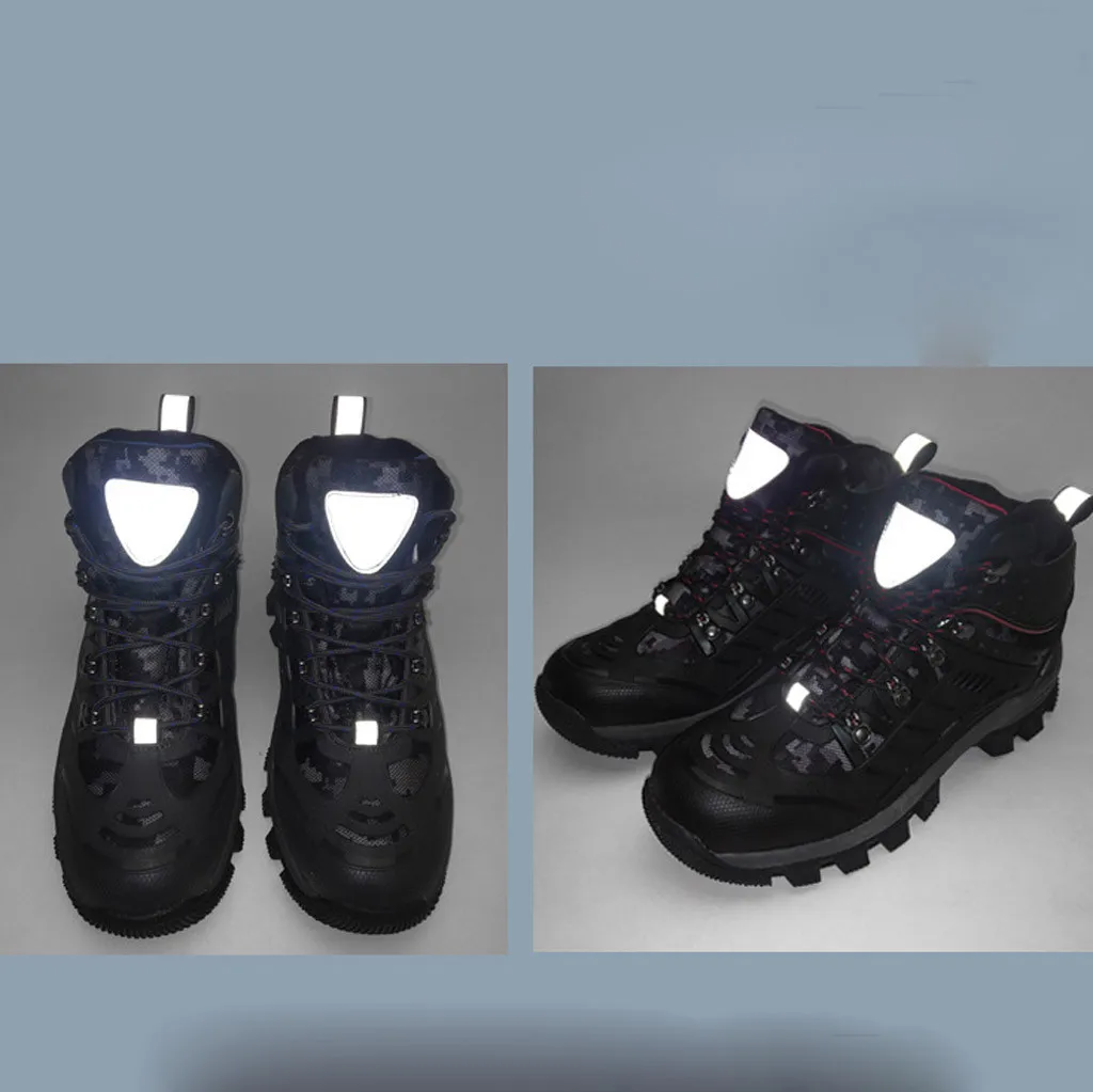 Men Warm High-top Outdoor Boots Wear-resistant Reflective Winter Walking Shoe Footwear Flock Male Safty Shoes Zapatillas Hombre