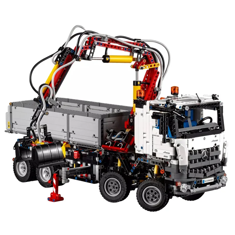 

New Mechanical Toys Mercedes-Benz Arocs 3245 Compatible Legoingly Mechanical 42043 Building Blocks Figure Bricks Christmas Gift