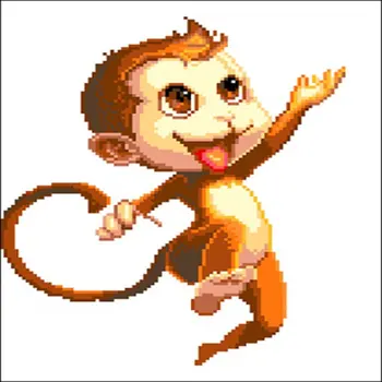

Golden Monkey 8970 Diamond Painting Beautiful Diamond Painting Embroidery Presents Mosaic Beadwork For Home