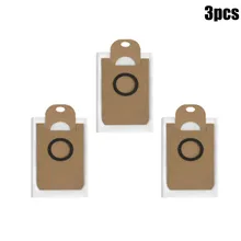 

3 Pack Dust Bags Quickly Empty The Tank Easily Removed For Ultenic T10 Robot Vacuum Accessories Dust Bag Kit