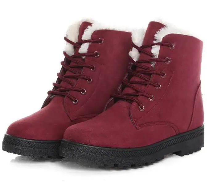 

Autumn winter new women boots warm cotton shoes plus velvet Martin boots large size for big girls