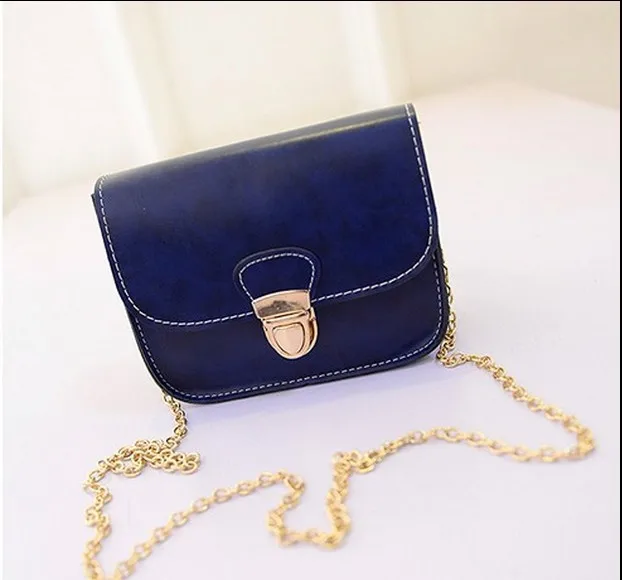 

Place of Origin Supply of Goods 2016 New Style Retro Oil Skin Chain Mortise Lock Pu Flip Shoulder Small WOMEN'S Bag