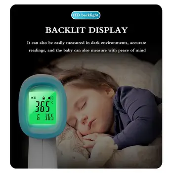 

2 In 1 Digital Infrared Thermometer For Body Adult Baby Forehead Ear Fever IR Children Non Contact Body Temperature Measurement