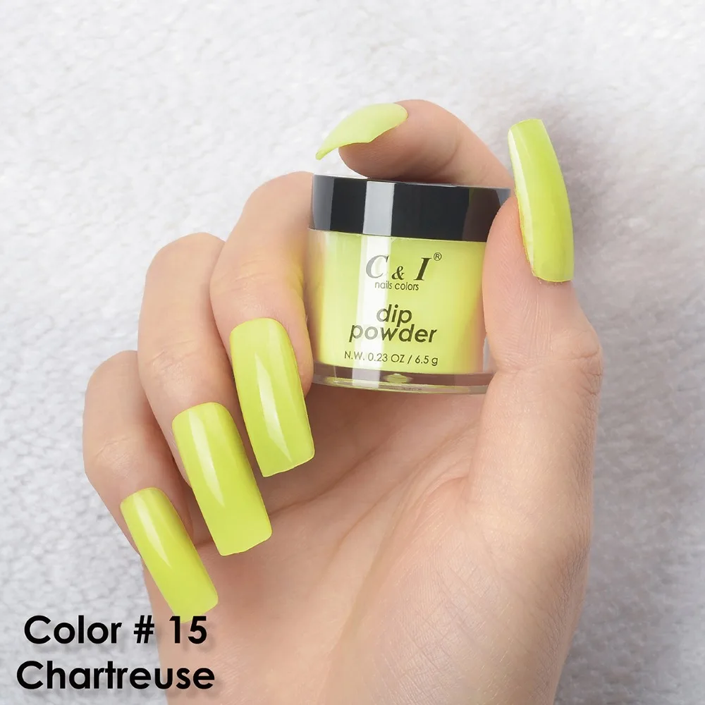 C&I Mini Dip Powder Color # 15 Chartreuse 2