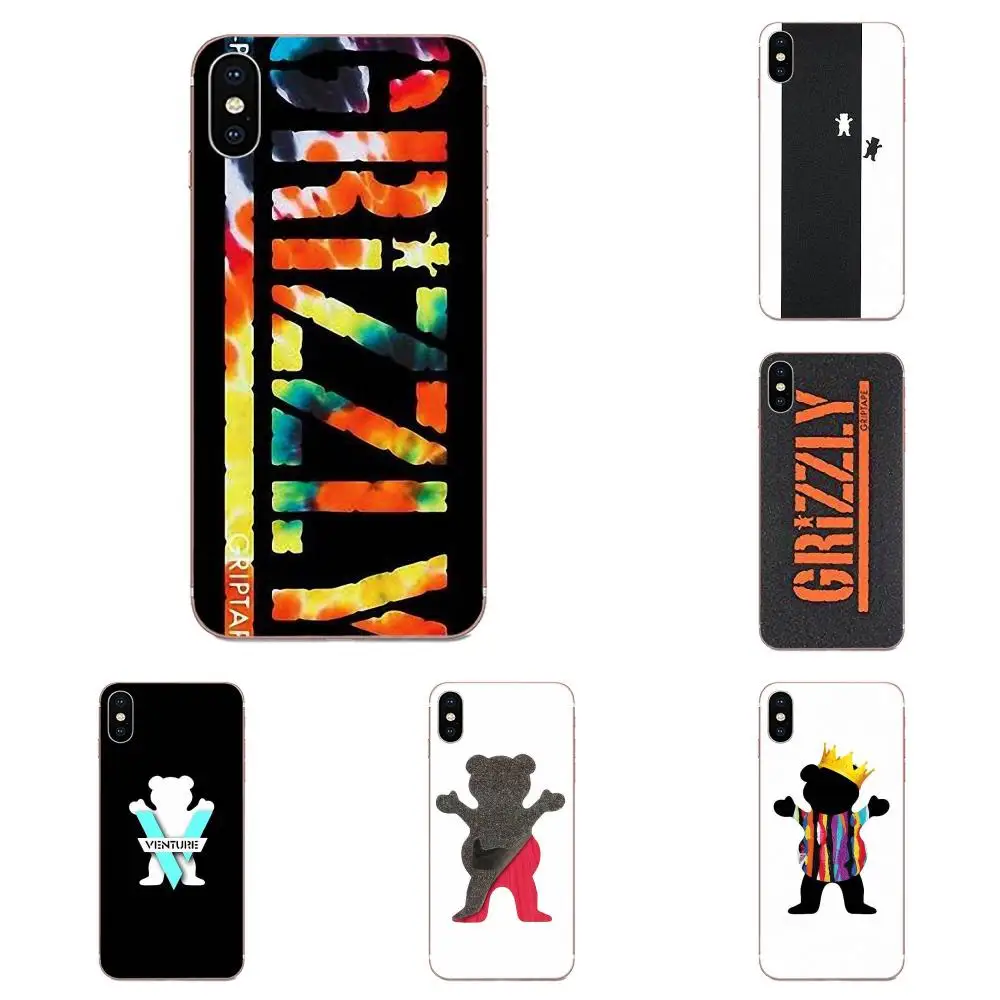 Grizzly Grip Алмазный логотип для Huawei Mate 9 10 20 P P8 P9 P10 P20 P30 P40 Lite Pro Smart 2017 прозрачный мягкий