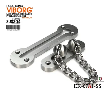 

VIBORG Solid SUS304 Stainless Steel 3MM Extra-thick Casting Heavy Duty Door Chain Security Lock Chain Door Safety Guard Chain