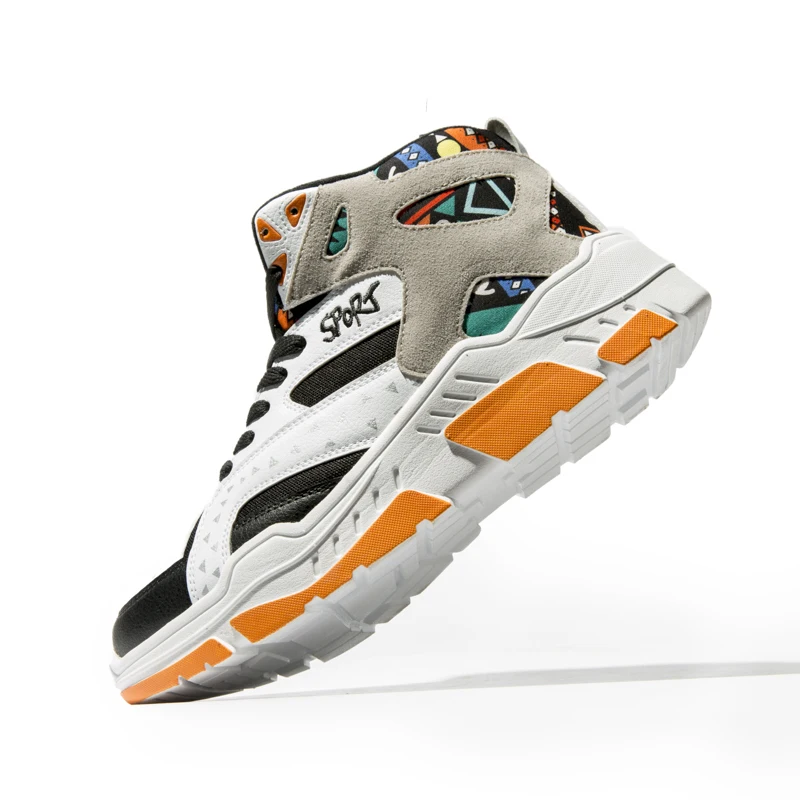 Men's basketball shoes high quality street basketball culture sneakers non-slip wear-resistant gym training student shoes