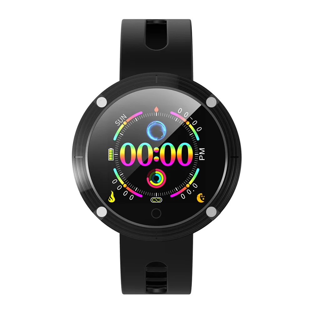 DM58 плюс Bluetooth Смарт-часы для мужчин фитнес-браслет трекер 1,2" IP68 Водонепроницаемые часы монитор сердечного ритма сна наручные часы