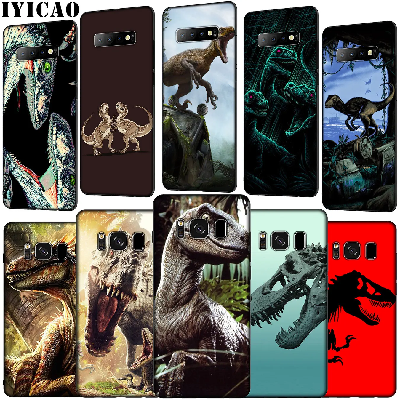 IYICAO Велоцираптор динозавры Мягкий силиконовый чехол для телефона Samsung Galaxy S20 Ultra