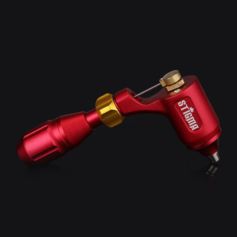 M677 клеймо роторная татуировка машина высокого качества регулируемый ход прямой привод DC Шнур Профессиональный пистолет черный цвет татуировки