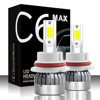 

New Arrival 2 Pcs Car Accessories Headlight Bulbs COB LED Headlights 3800 lm 6000K High/Low Beam H1 H3 H4 H7 9004 Drop Shipping