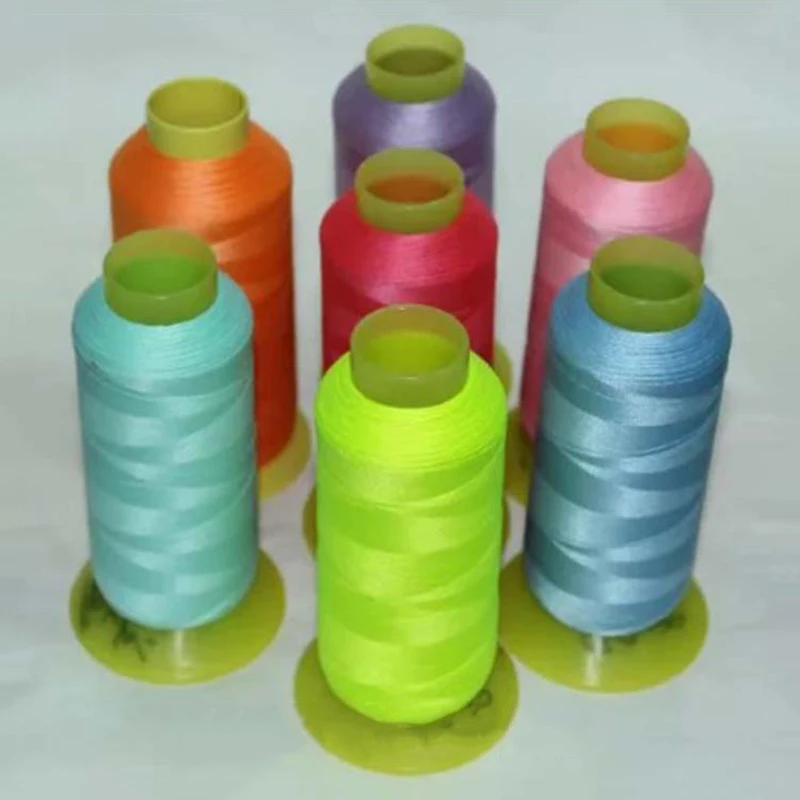 Luminous embroidery thread soft luminous adhesive thread knitted luminous sewing computer embroidery kite