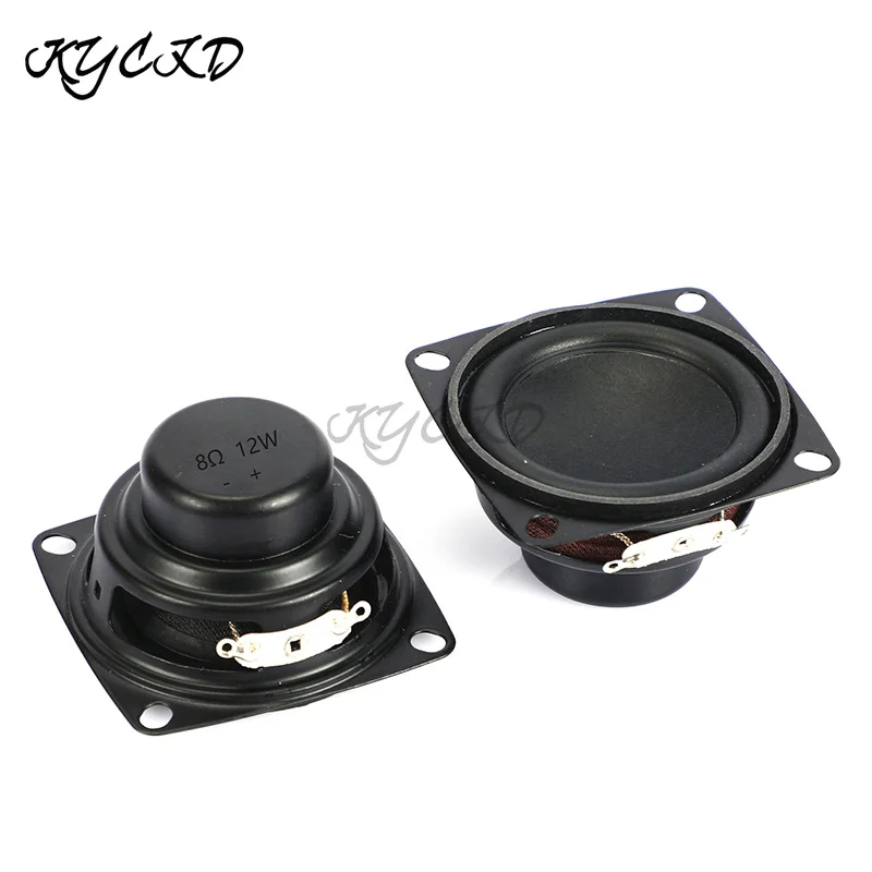 8 Ohm 12W NdFeB Magnet 2 Inch 53mm Full Range Audio Speaker Exquisite Tweeter Amplifier Bluetooth DIY Home Theater Loudspeaker |