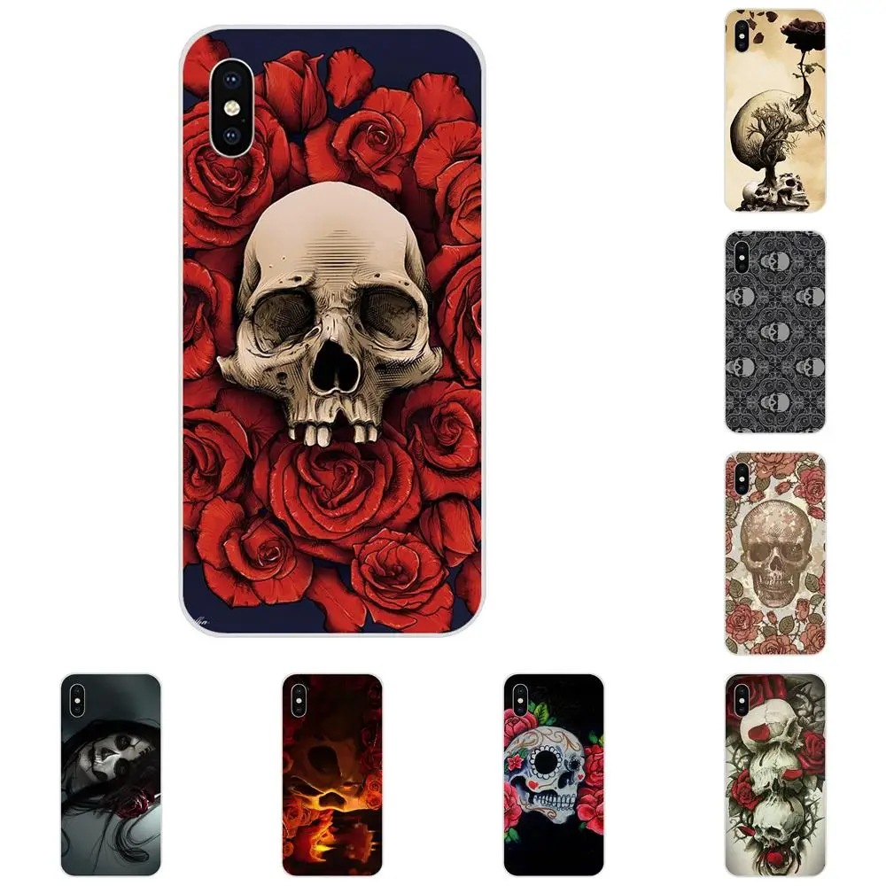 Retro Skulls And Roses Soft Popular Hot For Huawei Honor 4C 5A 5C 5X 6 6A 6X 7 7A 7C 7X 8 8C 8S 9 10 10i 20 20i Lite Pro | Мобильные