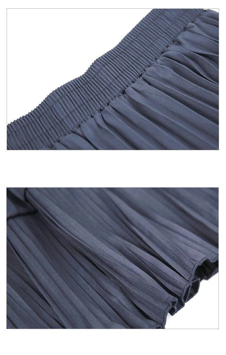 Vintage Irregular Long Skirt Fashion Women's Elastic Waist Autumn Skirts Ruffle Design Party Bottoms Women's Clothes New