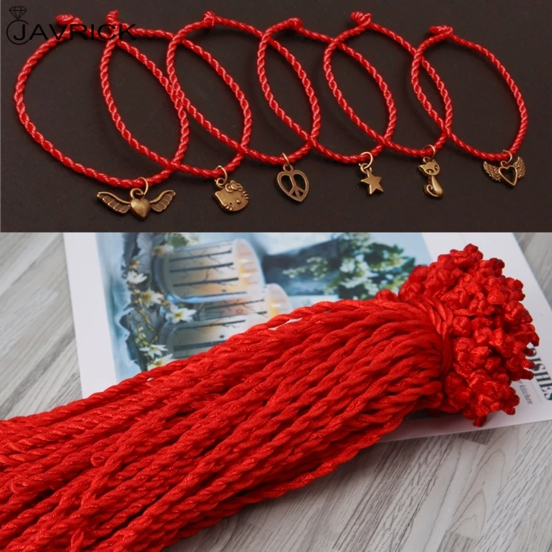 Red Thread and Knots Bracelet, Chinese Accessories, Kids