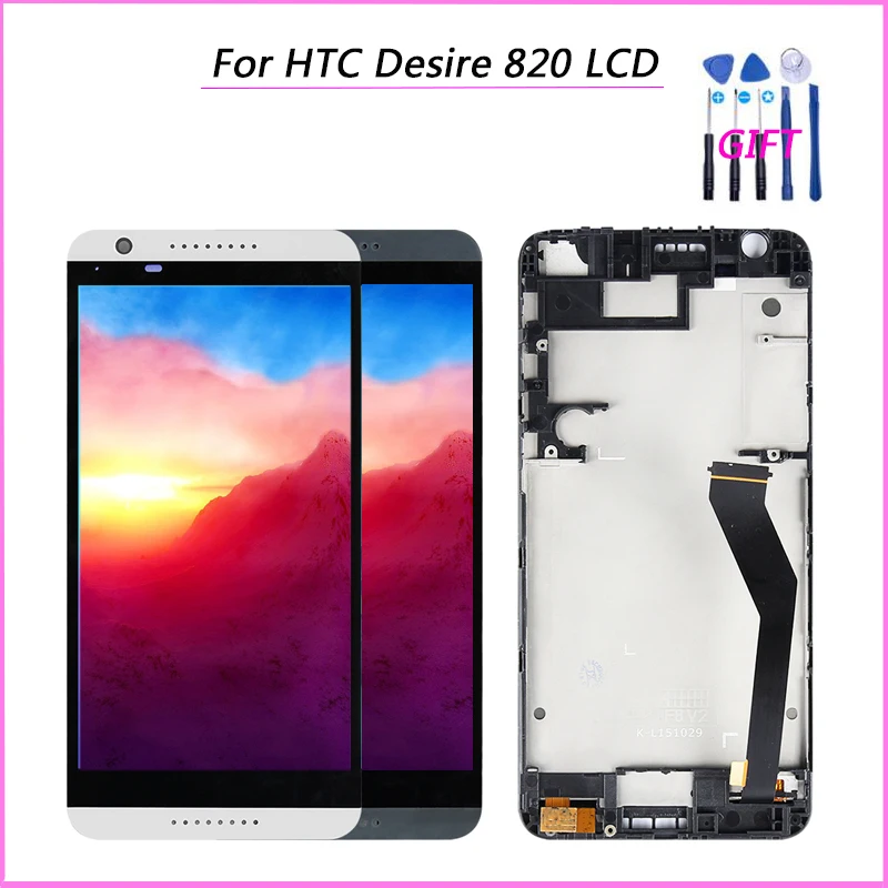 ЖК панель сенсорного экрана для HTC Desire 820 протестированная Матрица дисплея