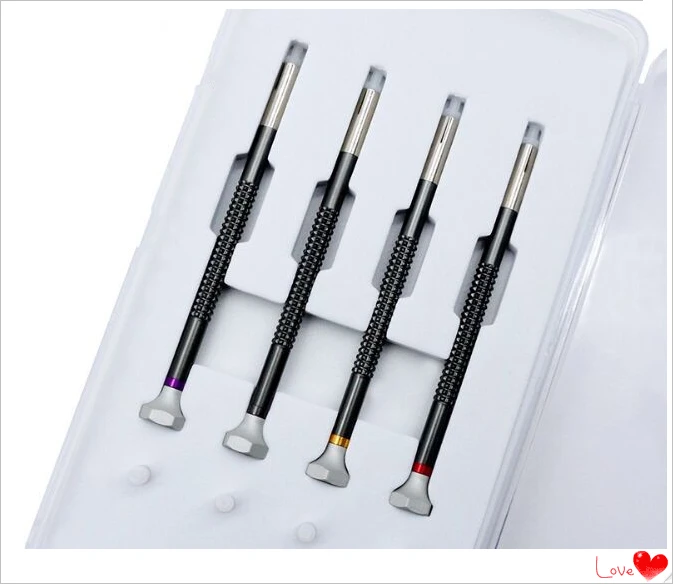 

New ! 4 Pcs set Watch Hand Setting Fitting Tool 0.6 / 0.7/0.8/0.9mm for Watch Repair