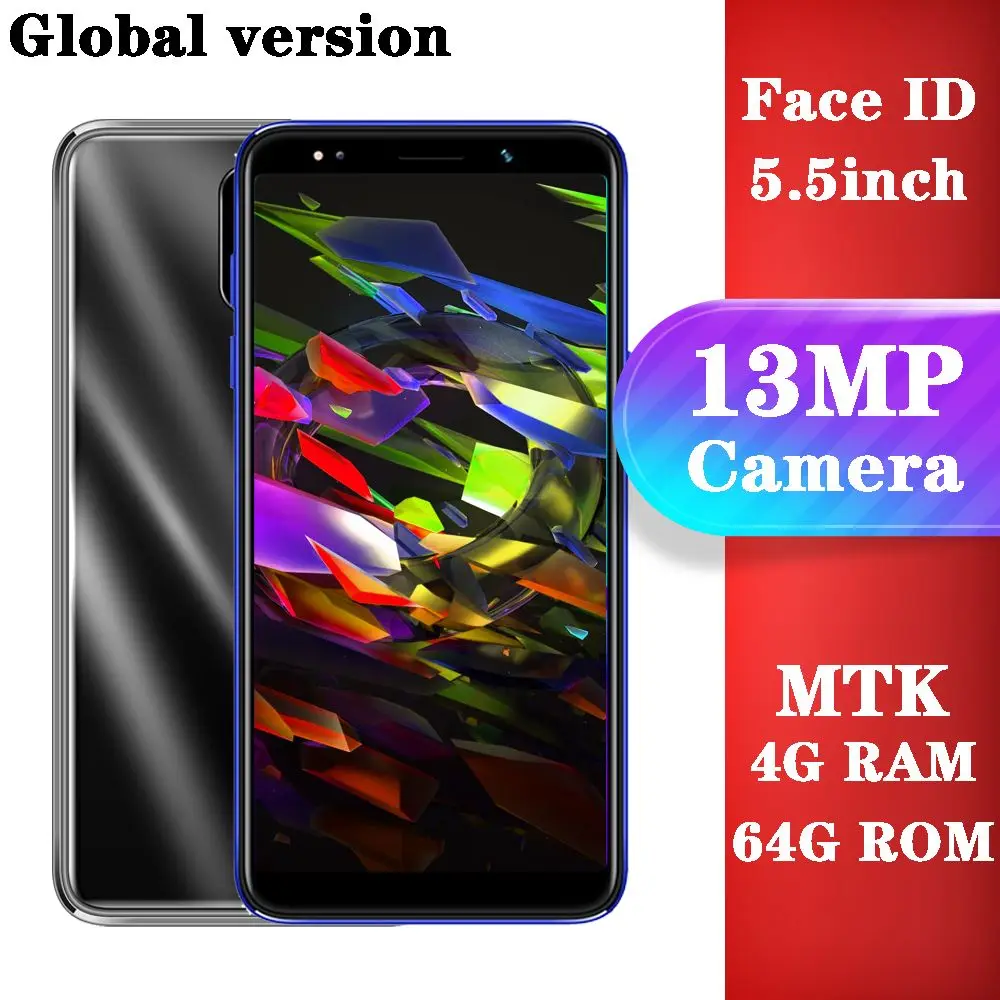 P40 Pro смартфон с 5 дюймовым дисплеем четырёхъядерным процессором ОЗУ 4 Гб ПЗУ 64 ГБ 13