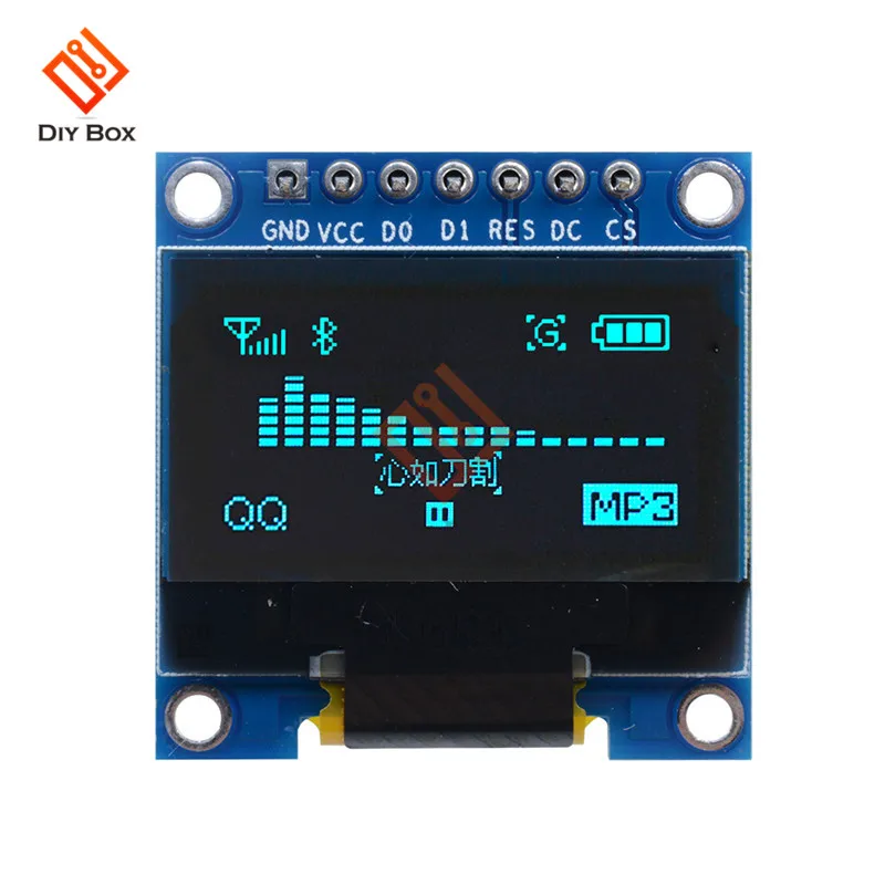 0,96 дюймовый igc IIC SPI 128x64 OLED дисплей STM32 CSR SSD1306 12864 плата с ЖК-экраном GND VCC SCL SDA 7Pin DC 3-5V для Arduino